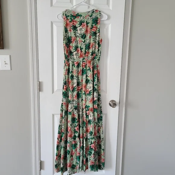 Lost + Wander Anthropologie Island Hopper Floral Print Maxi - Picture 3 of 8